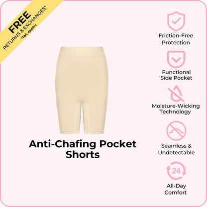 Anti-Chafing Pocket Shorts