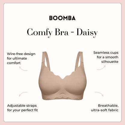 BOOMBA Comfy Bra - Daisy