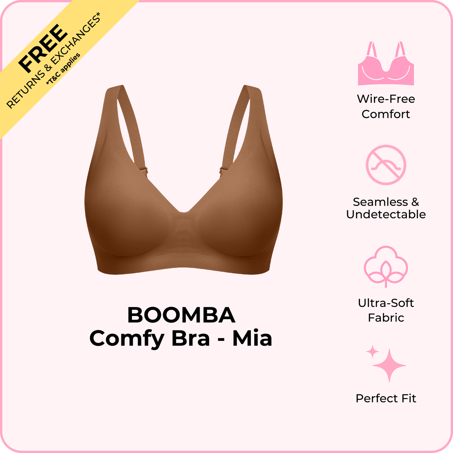 BOOMBA Comfy Bra - Mia