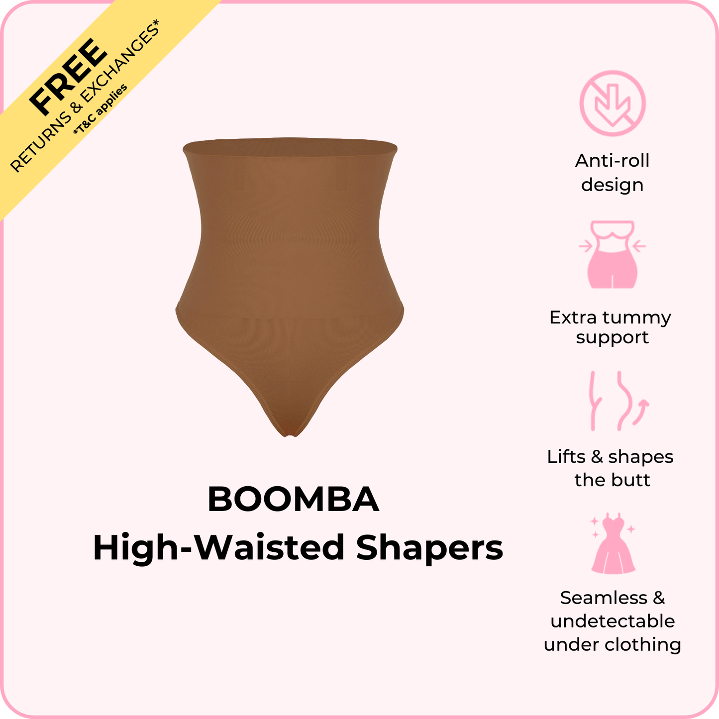 BOOMBA High-Waisted Shapers