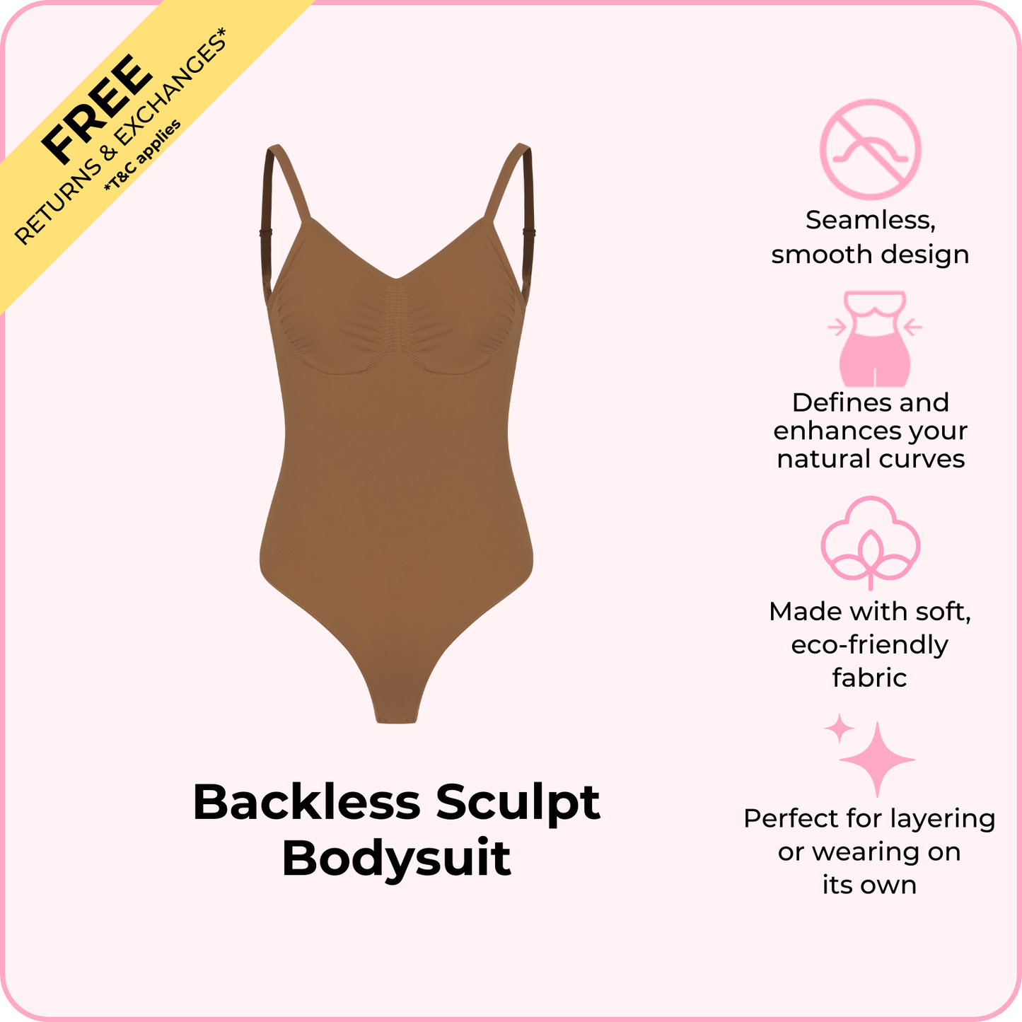 Backless Sculpt Bodysuit