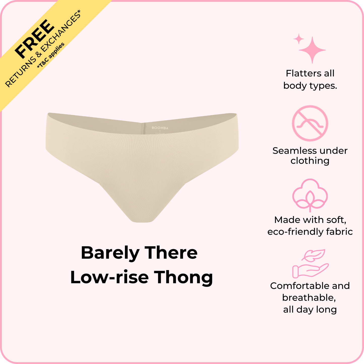 Barely There Low-rise Thong