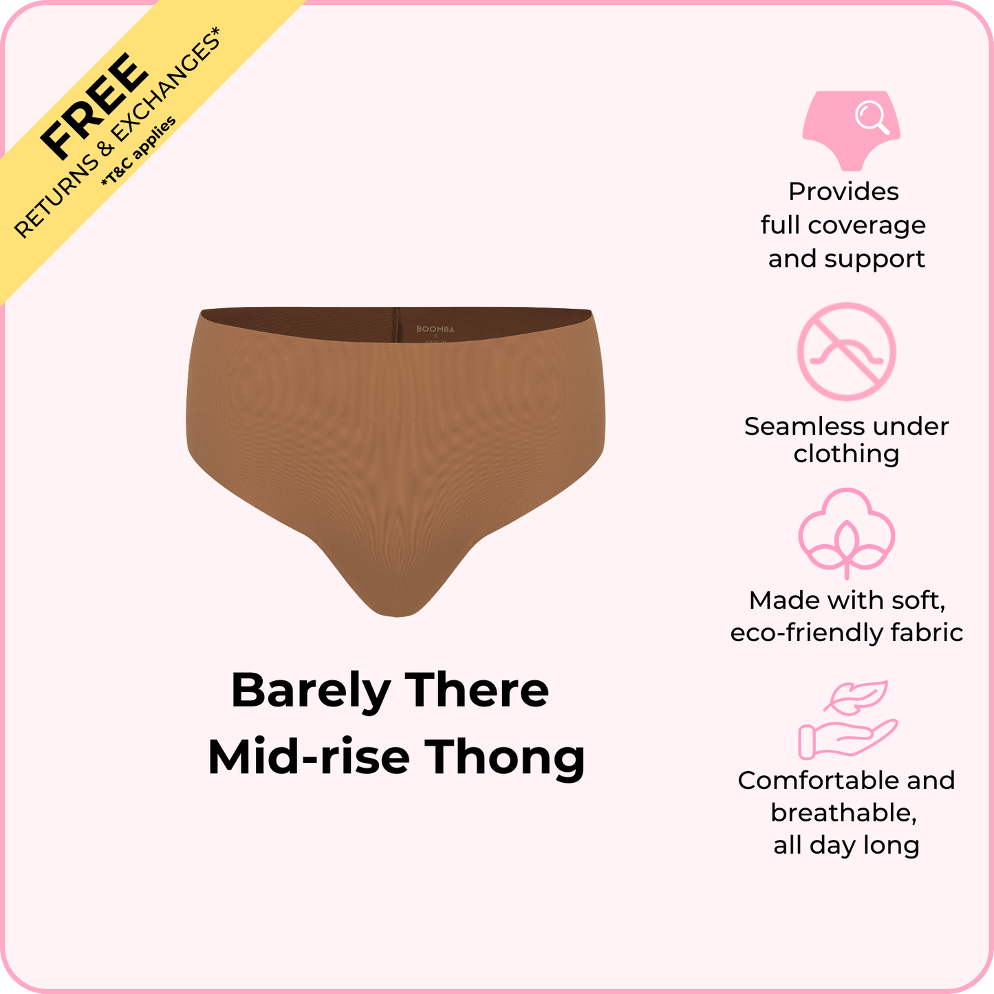 Barely There Mid-rise Thong