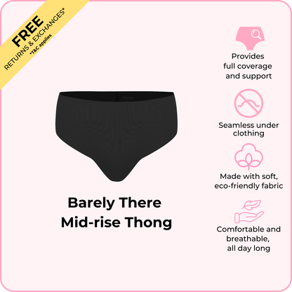 Barely There Mid-rise Thong
