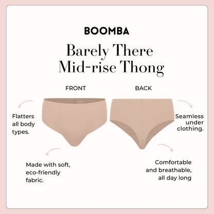 Barely There Mid-rise Thong