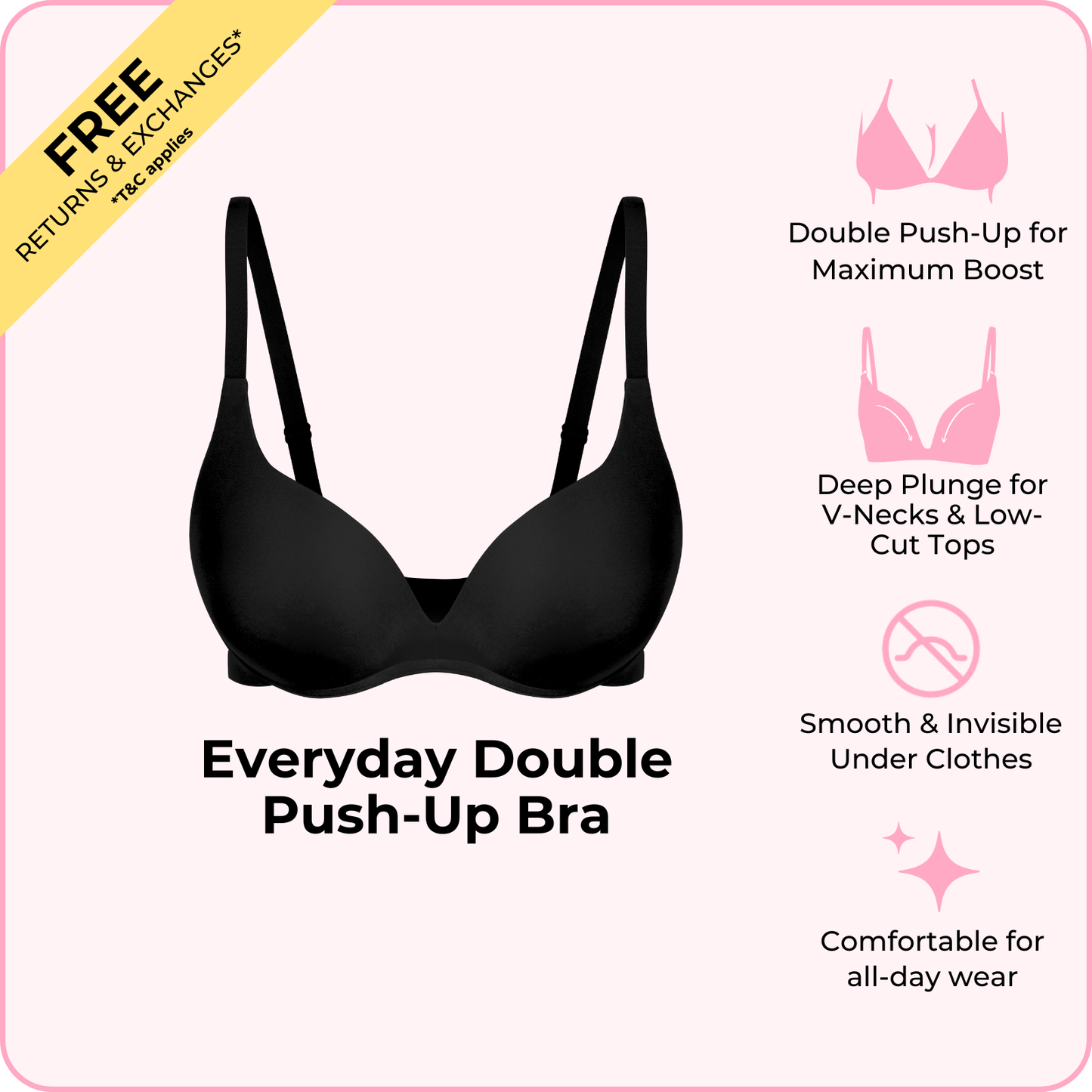 Everyday Double Push-Up Bra