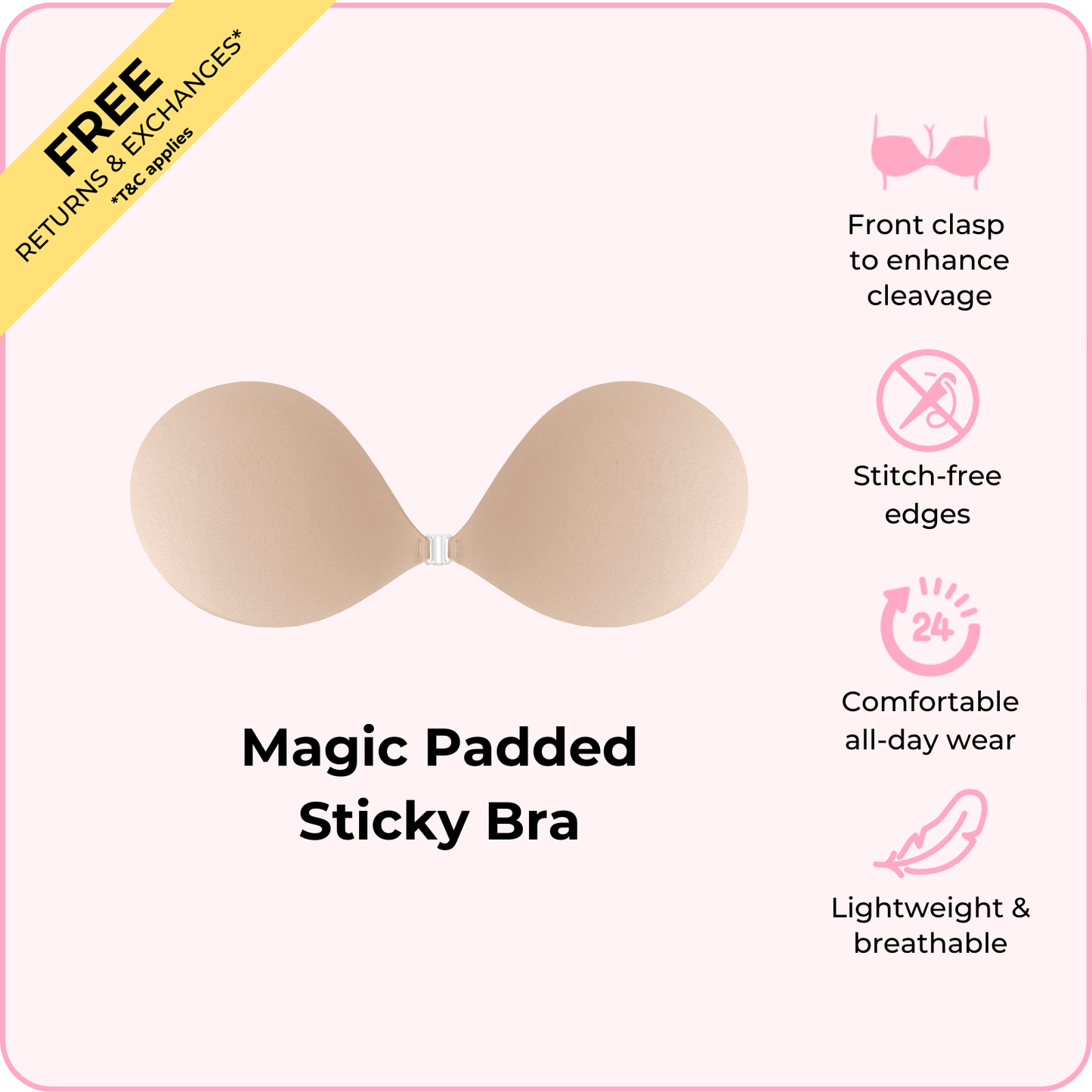Magic Padded Sticky Bra