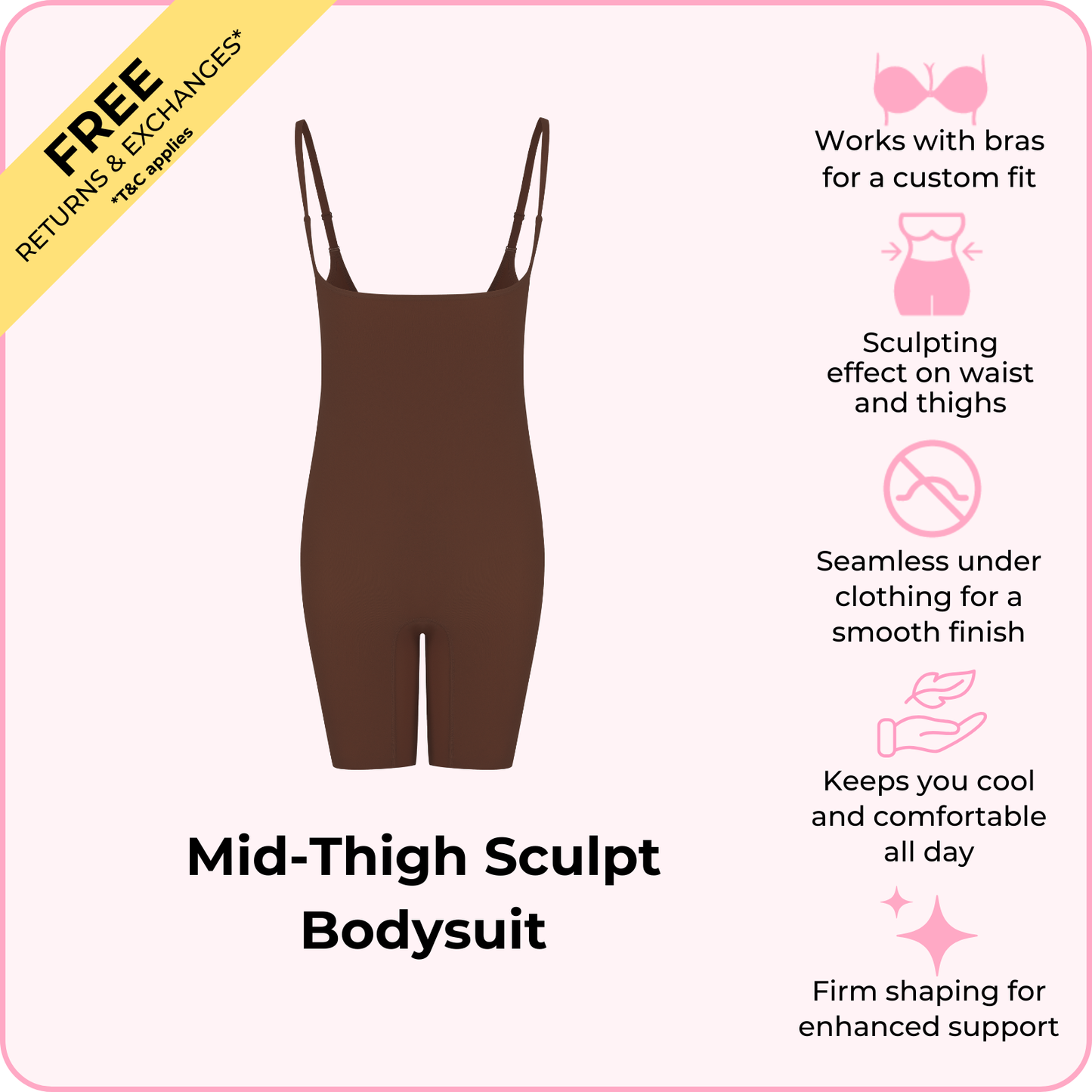 Mid-Thigh Sculpt Bodysuit
