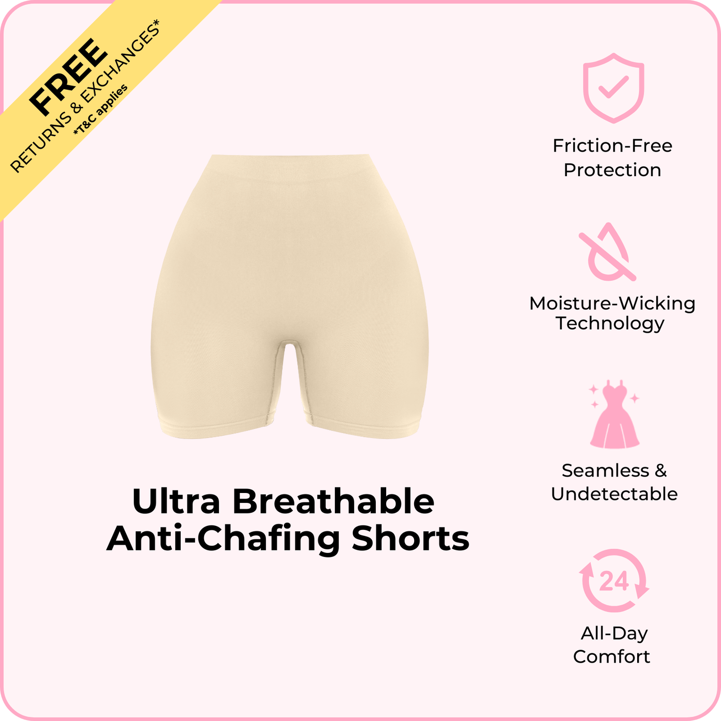 Ultra Breathable Anti-Chafing Shorts